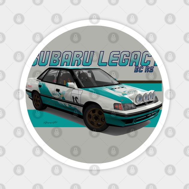 Subaru Legacy BC RS Magnet by PjesusArt